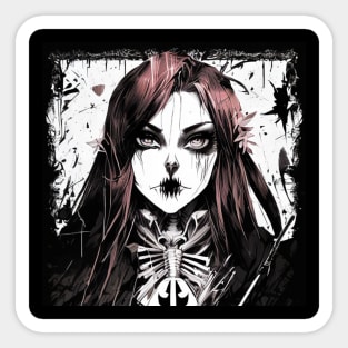 Supernatural Splendor: Embrace the Magic of the Unknown with Our Mesmerizing Black and White Artwork Sticker